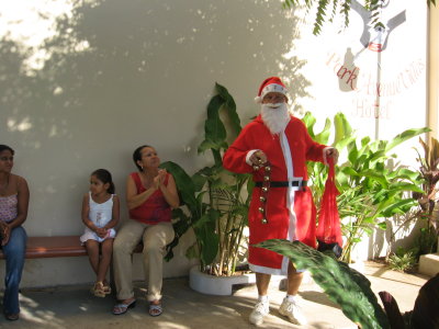 Santa in the park