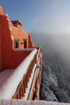Hotel Mirador and a surprise snow storm