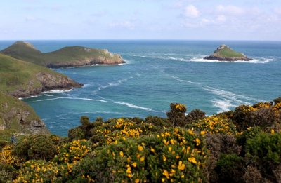 Spectacular coastline of Cornwall