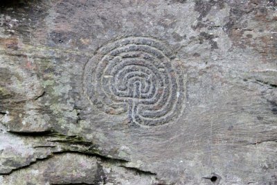 Bronze age stone carving