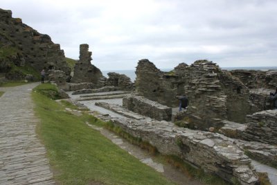 Ruins of mediaeval Tintagel Castle