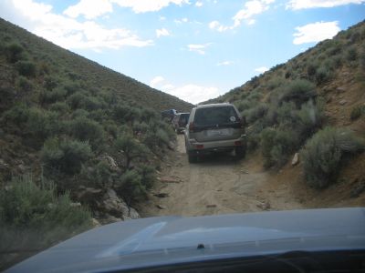 Approaching the Top of Arterial Canyon