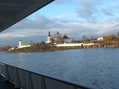Cathedral on the banks of the Volga River