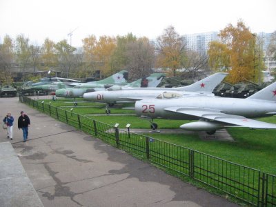 Aircraft museum display