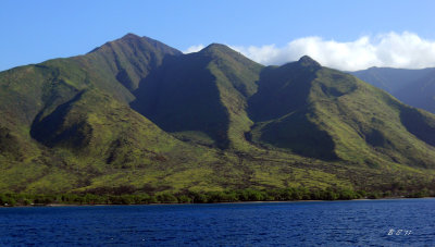 Maui mountains.