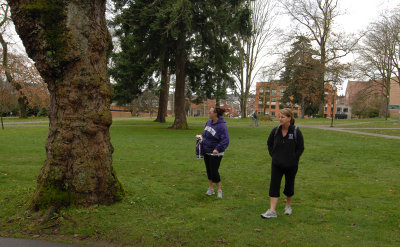 Em and Barb at UW