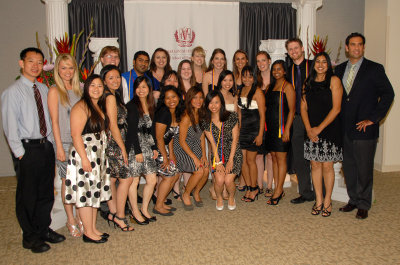 Group at banquet