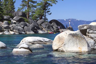 Playing Near Sand Harbor