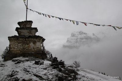 Upper route to Manang