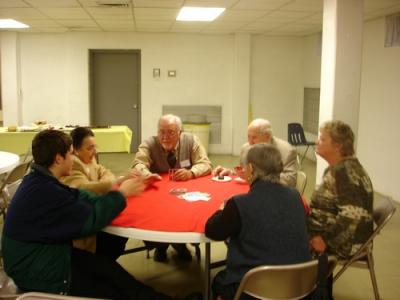 Games Night at the church, led by the youth