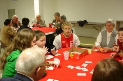 Games Night at the church, led by the youth