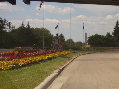 The start of the gardens... with the tower in the distance.