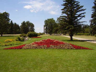 Canada side garden