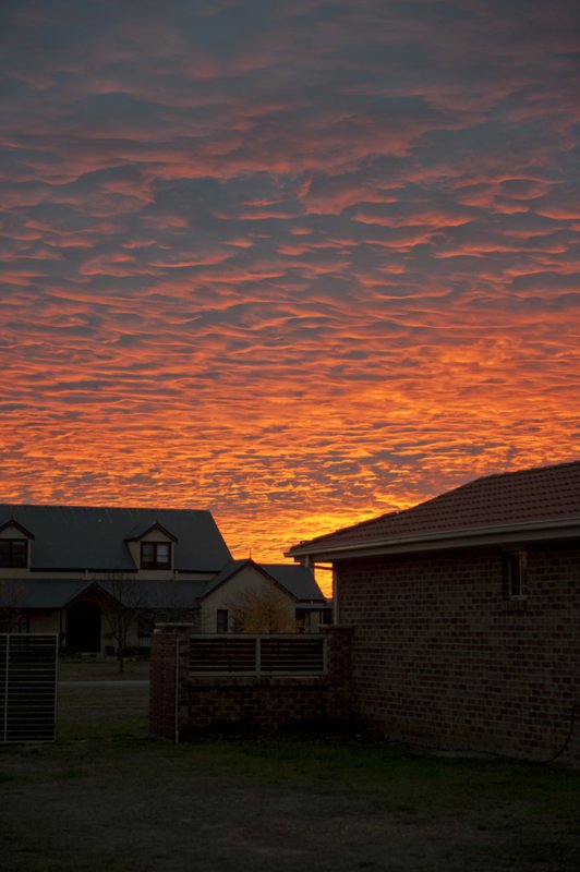 FIRE IN THE SKY OVER GOULBURN No 7