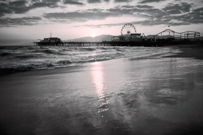 Santa Monica Pier Sunset