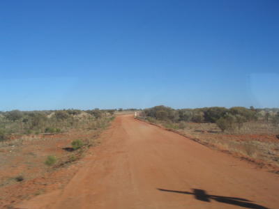 Red Road from The Ghan (Adelaide to Alice Train)