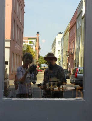 Charleston Window Reflection