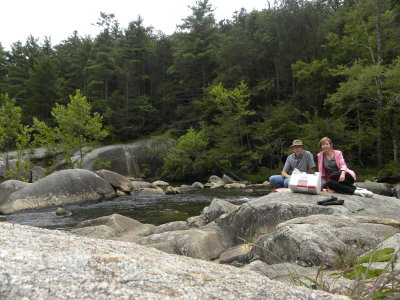 Picnic lunch at Wilson Creek