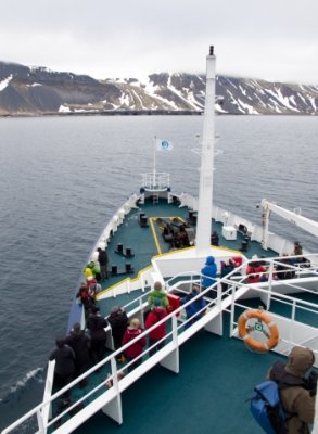 Approaching Jan Mayen