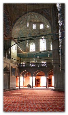 inside blue mosque