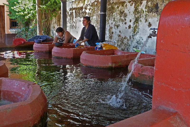 Women at Public Laundry