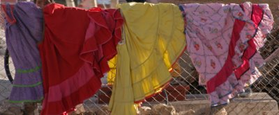 Tarahumara Skirts Drying