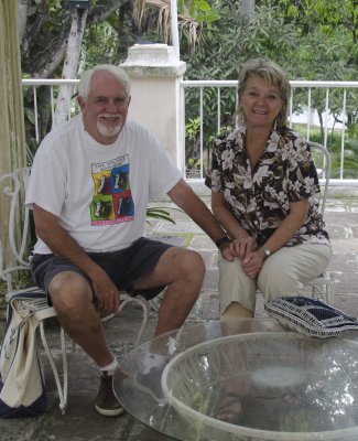 Karen and Grant in Hemingway Garden