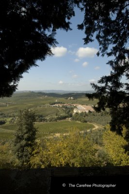 View from Castello de Brolio
