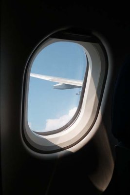 En vol vers Montréal