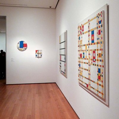 Au MOMA, Mondrian