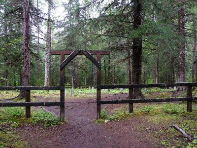 Dyea - dernière localité avant la / last town before the - Chilcoot Trail