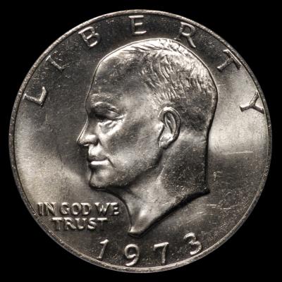 1973Eisenhower DollarPCGS MS 65
