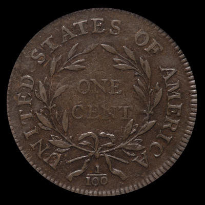1798  S-155Rev. of 1796PCGS VF 25 (CAC)
