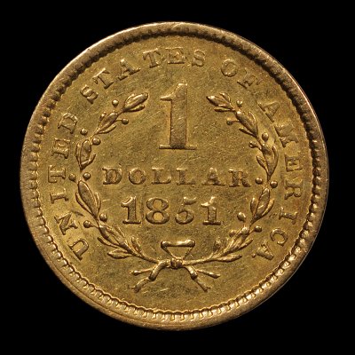 1851 Type OneGold Dollar