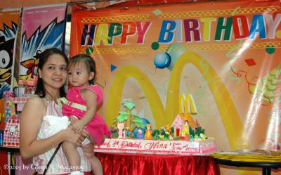 Birthday pose