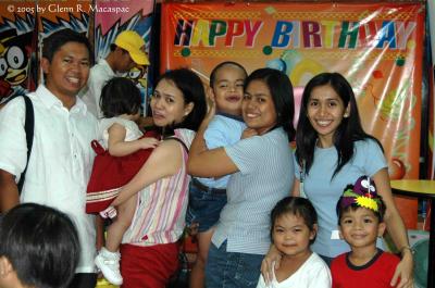 With classmates