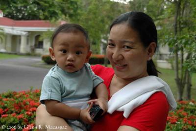 Mother and son