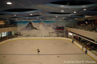 Olympic-size skating rink