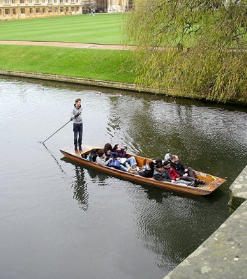 Punting on the River Cam, Cambridge 
