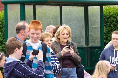  Neighbours watching the Olympic Torch