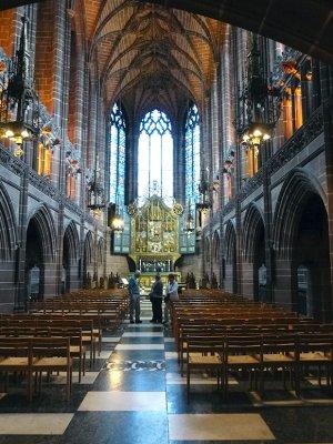 Me Jo and Carole in the Lady Chapel