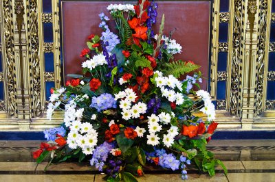 Flowers on Armed Forces Day   
