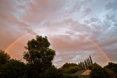 Rainbow at the end of the day