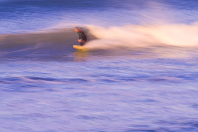 High Surf and Slow Shutter Speed