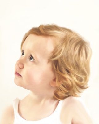 Keira, two years old