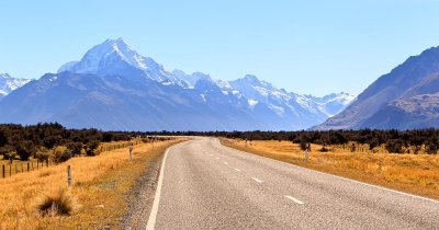 Road to Mt Cook