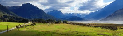 The Dart River and Mt Aspiring National Park