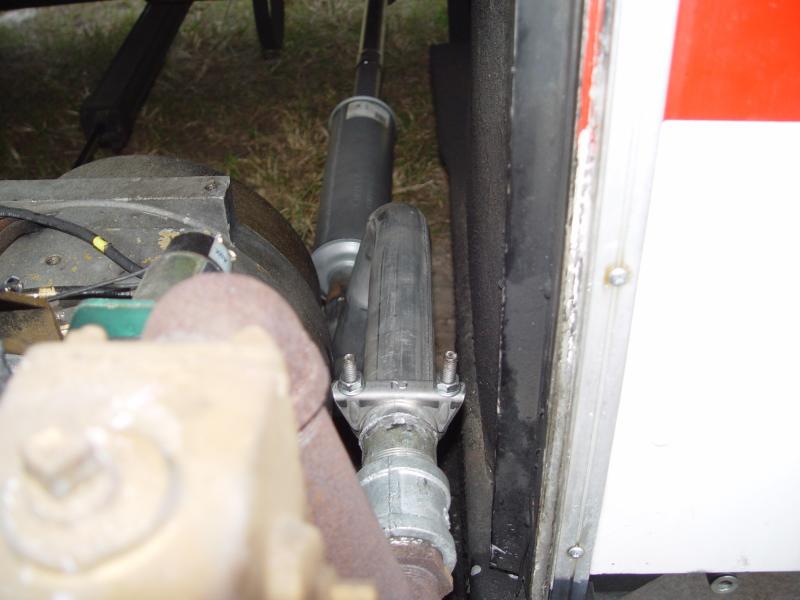 A TRACTOR MUFFLER WAS USED, BUT WILL BE REPLACED LATER AS THIS ONE IS TOO LOUD