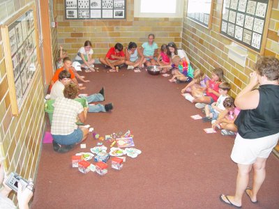 THERE WAS GAMES FOR THE KIDS TO PLAY ALSO