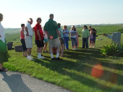 WE ALSO VISITED OUR GREAT-GRANDPARENTS GRAVES NEARBY